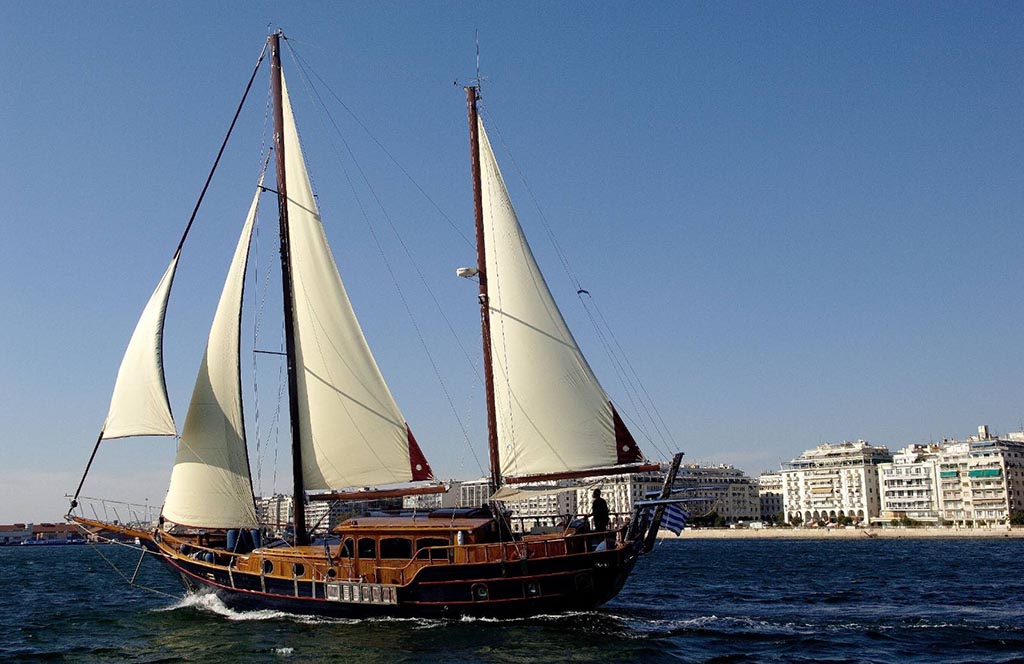 Lefkada Wooden Sailing Yacht